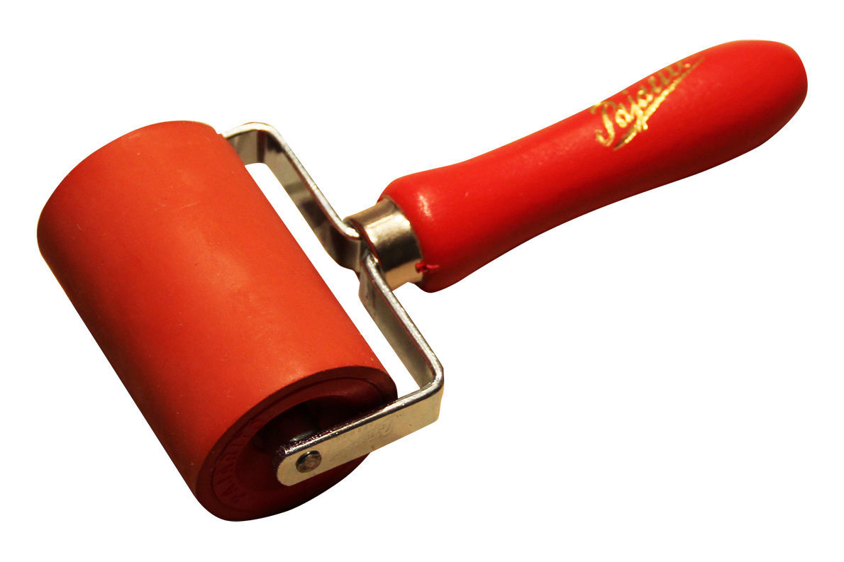 Anroller mit Gummiwalze 75 mm