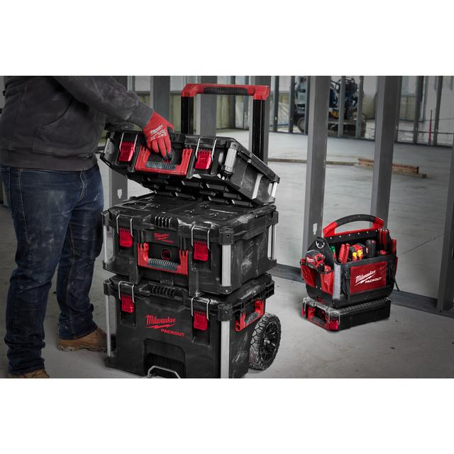 Milwaukee PACKOUT Starter-Set 1    3-teilig PACKOUT Trolley-Koffer, Koffer groß u. Koffer