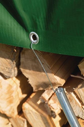 Schutzplanen Bef-set.6 Spannfedern u.6 Holzkrallen L.30cm WINDHAGER