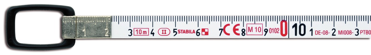 STABILA Bandmaß ARCHITECT, 10 m, Stahl-Messband