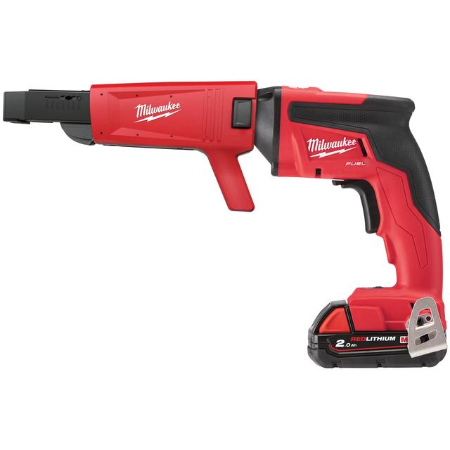 Milwaukee M18FSGC-202X  M18 FUEL Akku-Trockenbauschrauber mit Magazinvorsatz