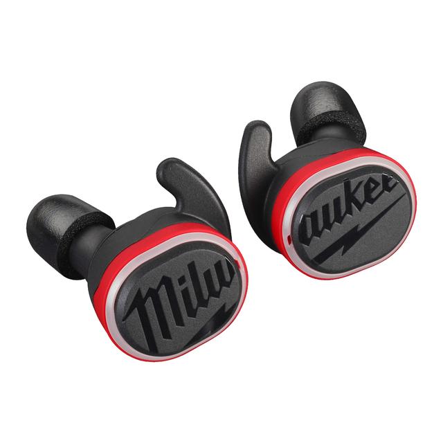 Milwaukee L4RLEPB-301 USB Bluetooth Gehörschutz inkl. L4B3 RED LITHIUM Akku u. Ladekabel