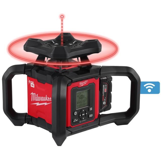 Milwaukee M18RLOHV1200-501C M18 ONE-KEY Akku-Rotationslaser