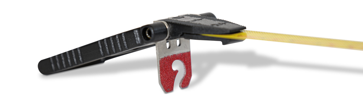 STABILA Kapselbandmaß LBM 2000 STEEL, 20 m, Stahl-Messband mit metrischer Skala und NYLON-WRAP-Ummantelung, Universalhaken, bruchsichere Kapsel, MID-Genauigkeit