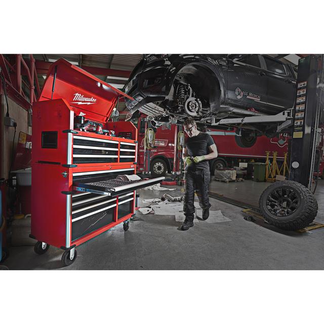 Milwaukee TOOLGUARD Werkstattwagen-Aufsatz rot für Werkstattwagen 117 cm / 46"