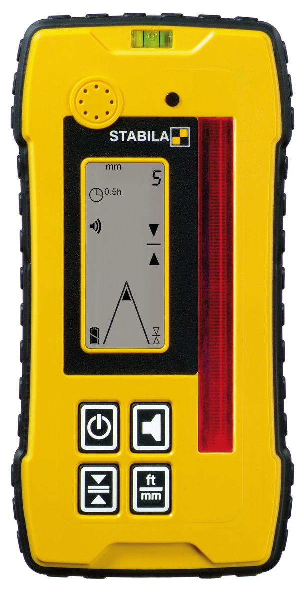 STABILA Empfänger REC 300 Digital, Receiver für Rotationslaser mit roten Laserstrahlen, Referenzabweichung in mm