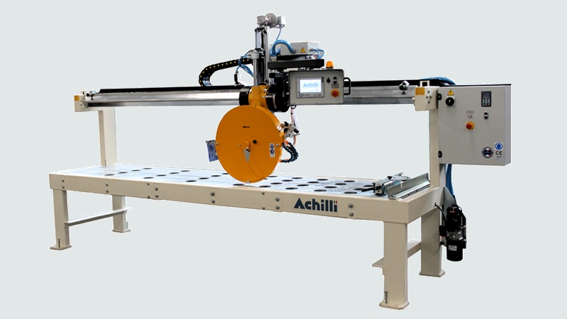 Achilli Stationäre Monoblock-Säge TFM mit Schwenksupport