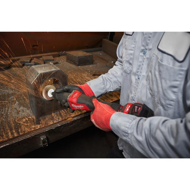 Milwaukee M18FDGROVPDB-0X M18 FUEL ONEKEY Akku-Geradschleifer mit Padelschalter und Drehzahlelektronik