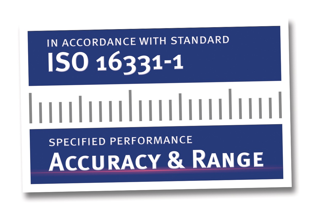 STABILA Laser-Entfernungsmesser LD 320, max. Messbereich 60 m, 8 Messfunktionen (u. a. Fläche, Volumen, Pythagoras, MIN/MAX-Tracking), IP 40, Tasche, Handschlaufe, inkl. Batterien (2 x AAA)