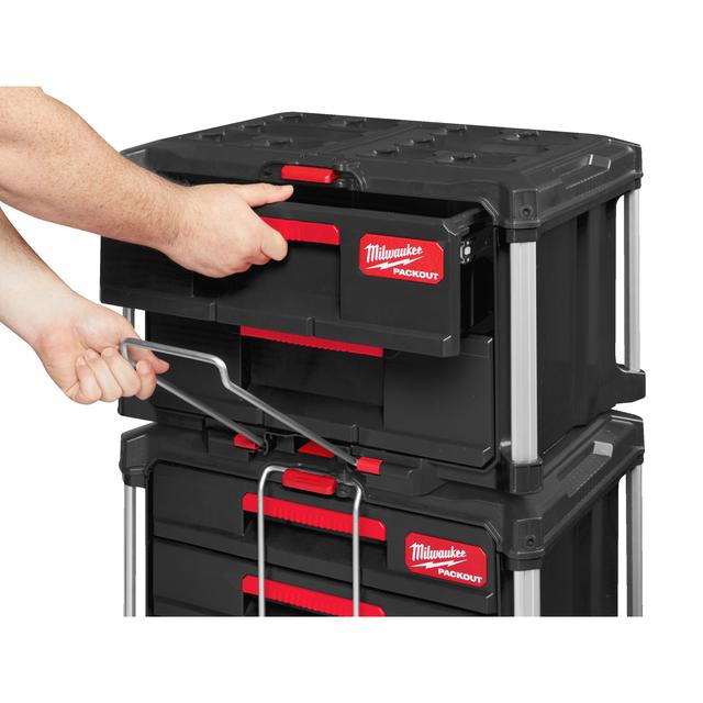 Milwaukee PACKOUT Koffer mit 2 Schubladen 560 x 410 x 360 mm
