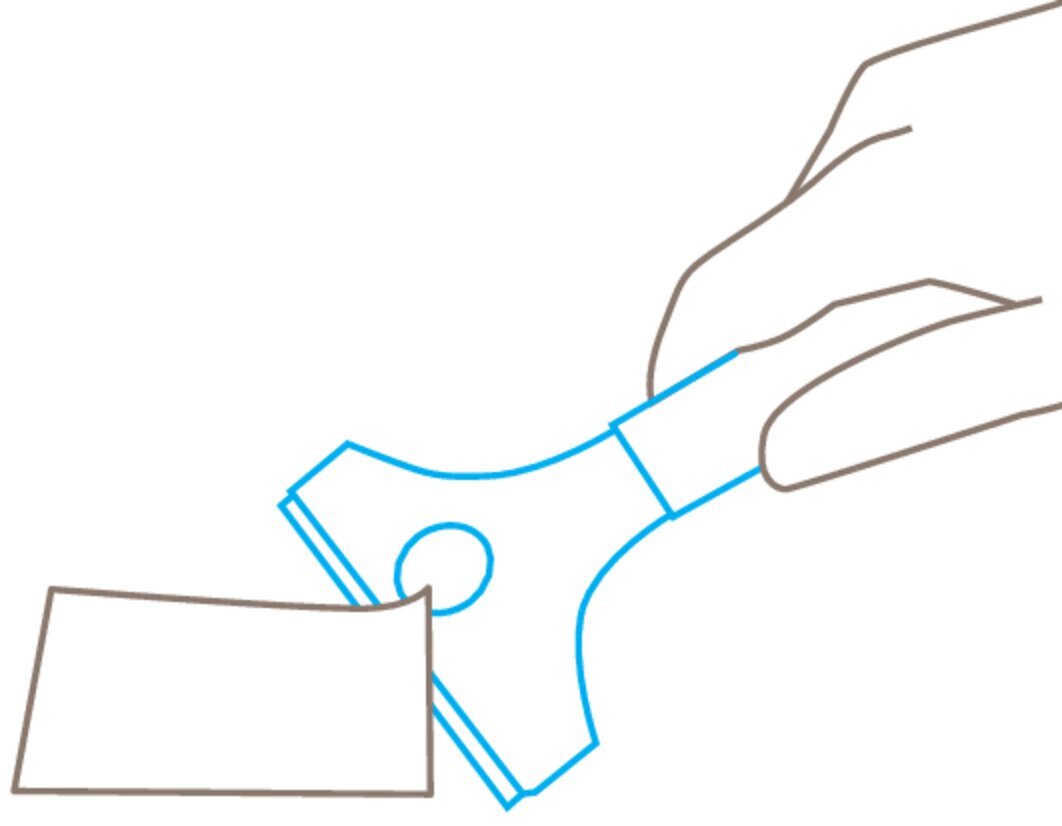 MARTOR Schaber SCRAPEX 596 mit SCHABERKLINGE 96 | 1 Stück