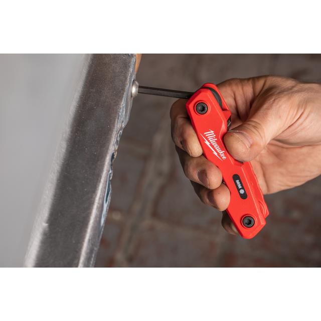 Milwaukee Klappschlüssel-Set Innensechskant 1.5, 2, 2.5, 3, 4, 5, 6, 8 mm