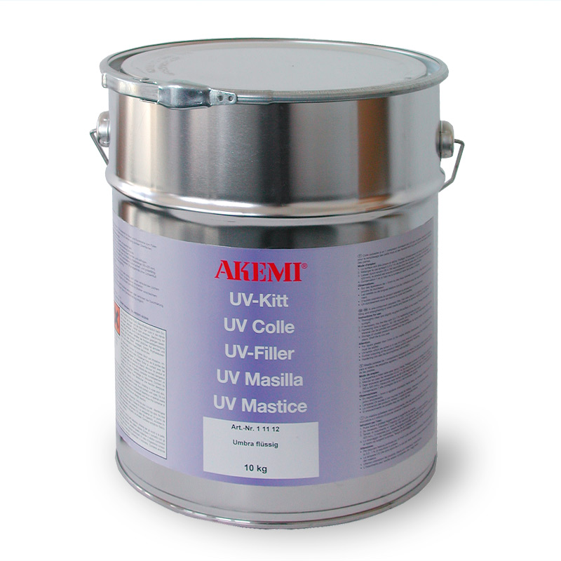 Akemi UV-Kitt transparent 10 kg | Selbstbedienungsverbot