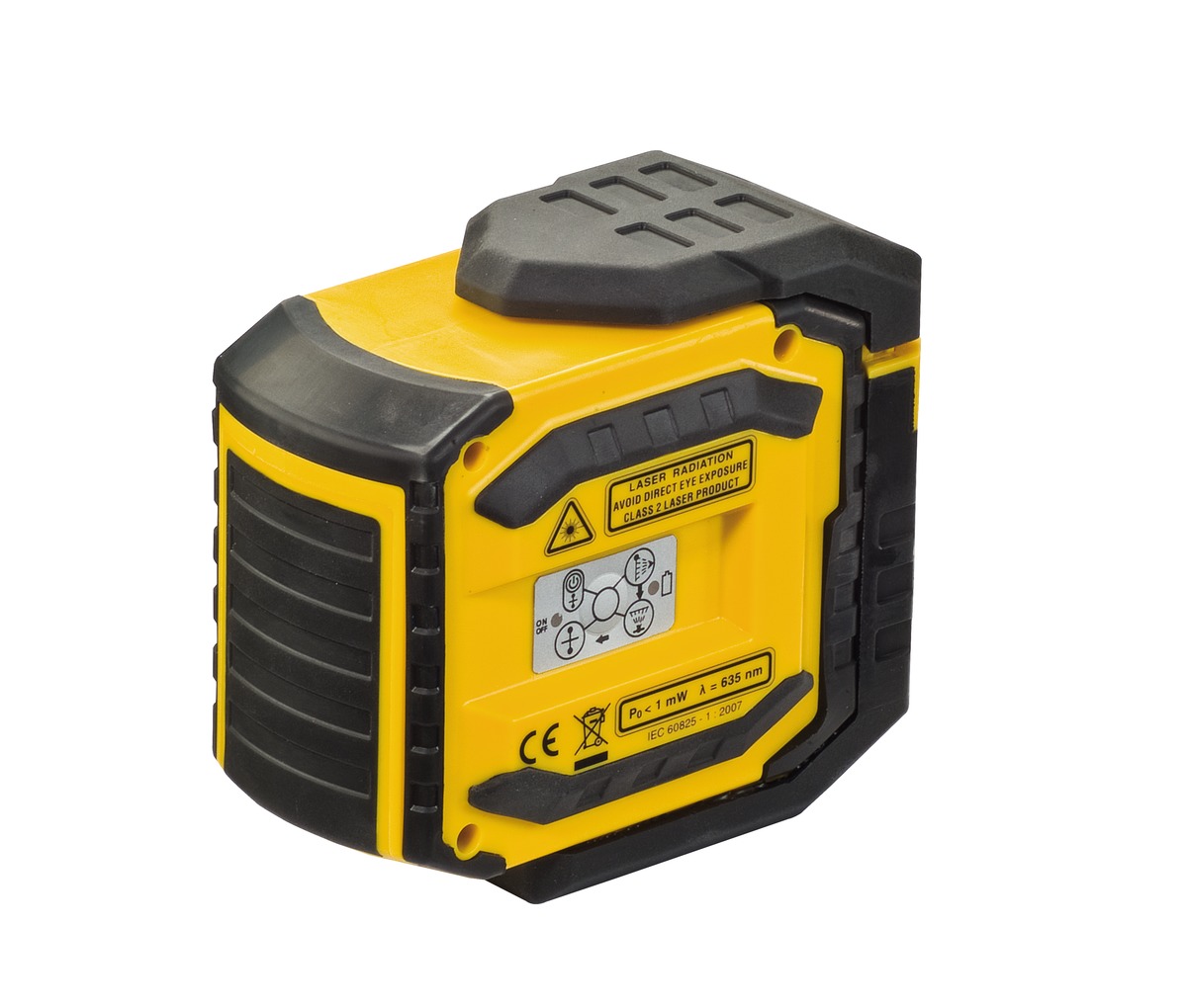 STABILA Kreuzlinienlaser LAX 300, 5-teiliges Set, selbstnivellierend, scharfe Laser-Linien mit Lotpunkten, Reichweite bis 20 m, Schutzklasse IP 54, inklusive Teleskopstange LT 30