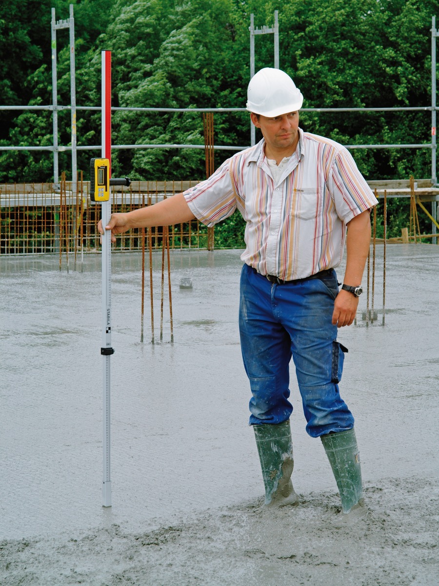 STABILA Empfänger REC 300 Digital, Receiver für Rotationslaser mit roten Laserstrahlen, Referenzabweichung in mm