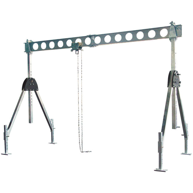 Alu-Portalkran | 1.500 kg | 4 m | klappbar