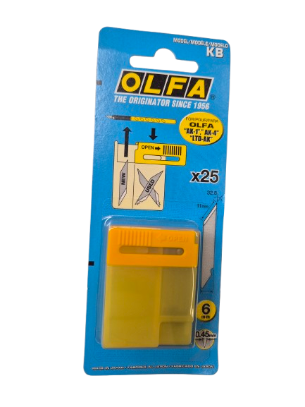 Ersatzklingen OLFA KB (25 Stück)