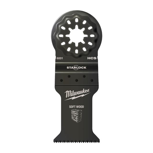 Milwaukee Multitool Starlock Tauchsägeblatt für Schnitte in Holz 35 x 42 mm