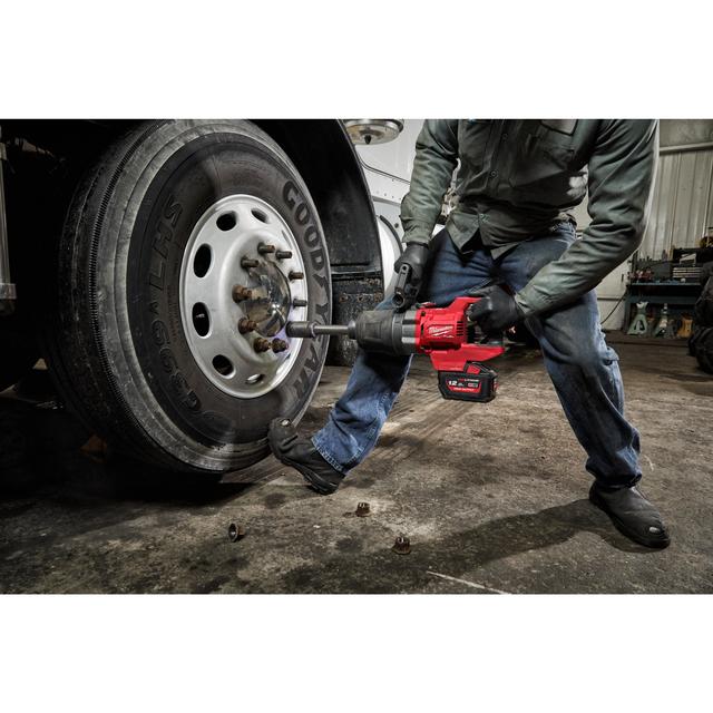 Milwaukee M18ONEFHIWF1D-0C M18 FUEL ONE-KEY 1˝-Akku-Schlagschrauber mit Sprengring und langem Schaft
