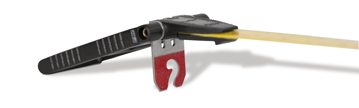 STABILA Rahmenbandmaß LBM 1000 FIBREGLASS, 50 m, Glasfaser-Messband mit metrischer Skala und Knickschutz, Universalhaken, bruchsicherer Rahmen, MID-Genauigkeit