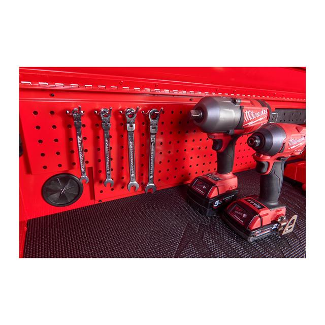Milwaukee TOOLGUARD Werkstattwagen 117 cm / 46" rot mit 10 Schubladen