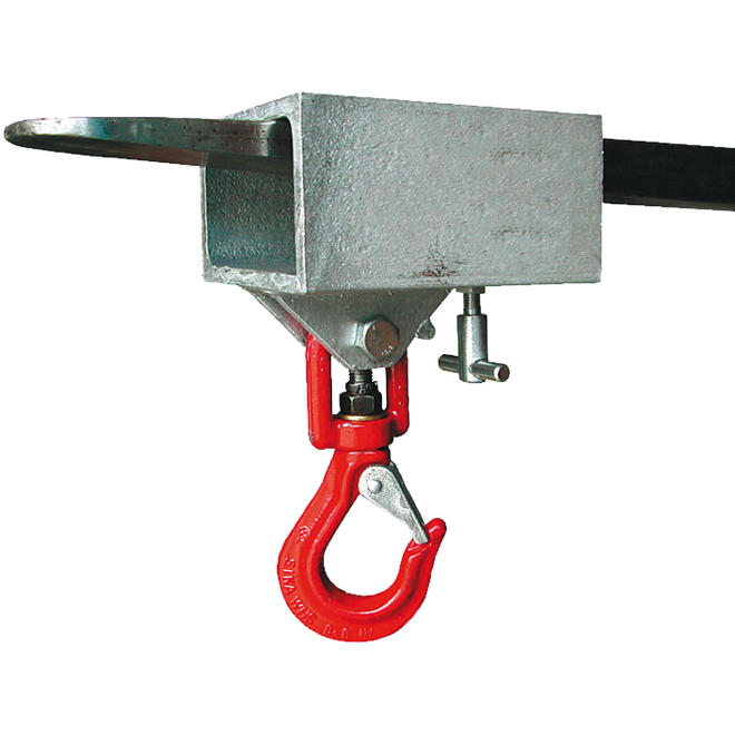 Stapleröse mit Kranhaken