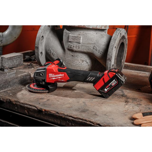 Milwaukee M18FSAGV125XB-0X M18 FUEL Einstellbarer Akku-Winkelschleifer m. Bremse