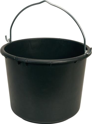 Baueimer GRIPLINE X 12l schwer, verstärkt schwarz Ku.BERDAL