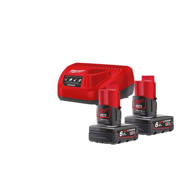 Milwaukee M12NRG-602 12V Starterset