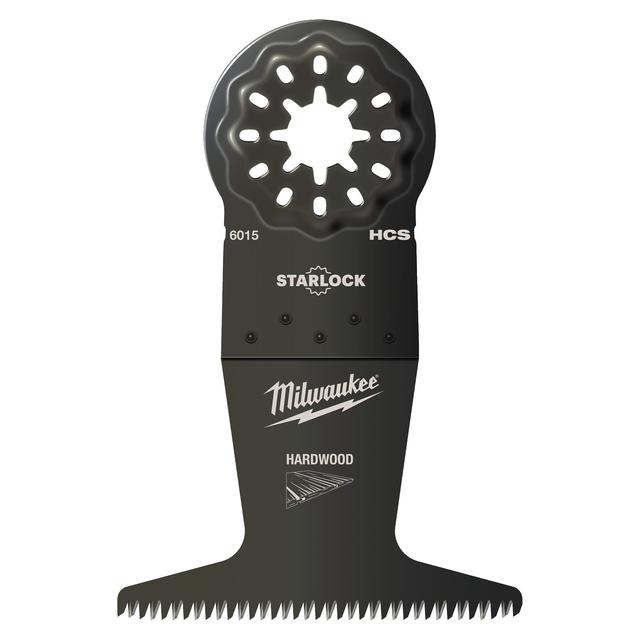 Milwaukee Multitool Starlock Tauchsägeblatt für Schnitte in Holz 65 x 42 mm mit Japanverzahnung