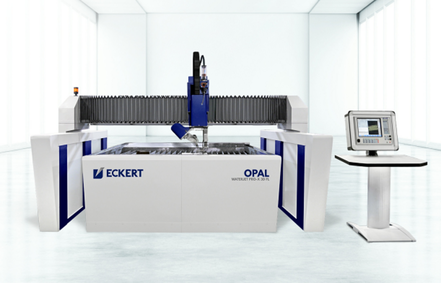 Wasserstrahl-Schneidanlage Eckert OPAL Waterjet