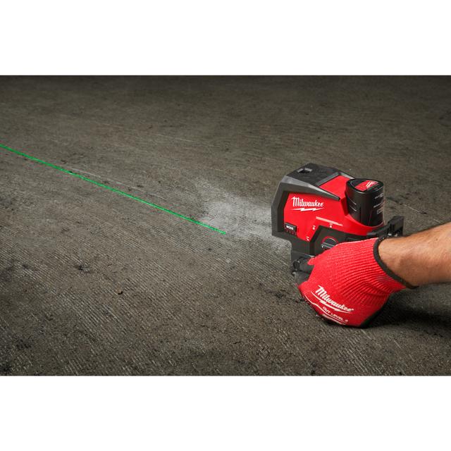 Milwaukee M12CLLP-301C M12 Kreuzlinienlaser mit Lotfunktion