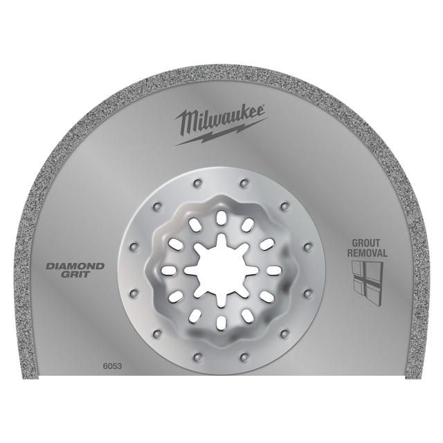 Milwaukee Multitool Starlock Sägeblatt Diamant bestückt zum Entfernen von Fugen 90 x 25 x 2,2 mm