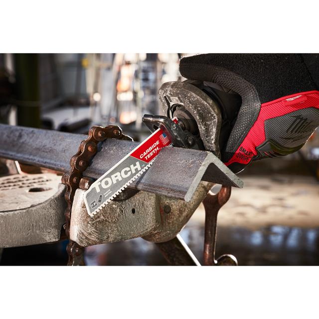 Milwaukee Säbelsägeblatt Metall THE TORCH HM-bestückt 150 x 3,2 mm (8 TPI)