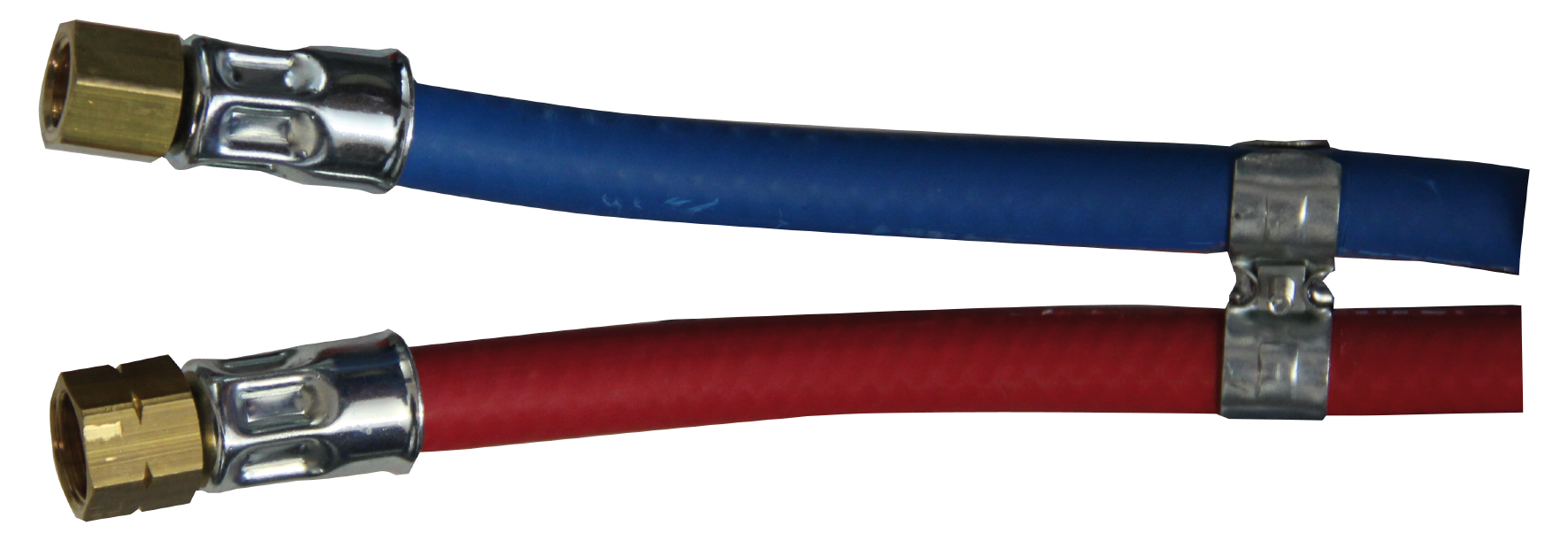 Flammstrahlgerät | Schlauchpaket | 20m Zwillingsschlauch mit Anschlüssen