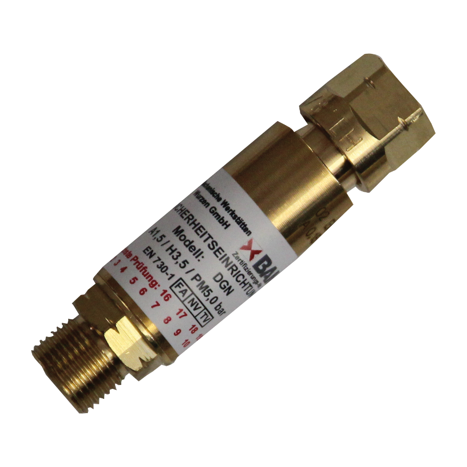 Flammstrahlgerät | Rückschlagventil