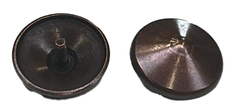 Rosette bronzefarben