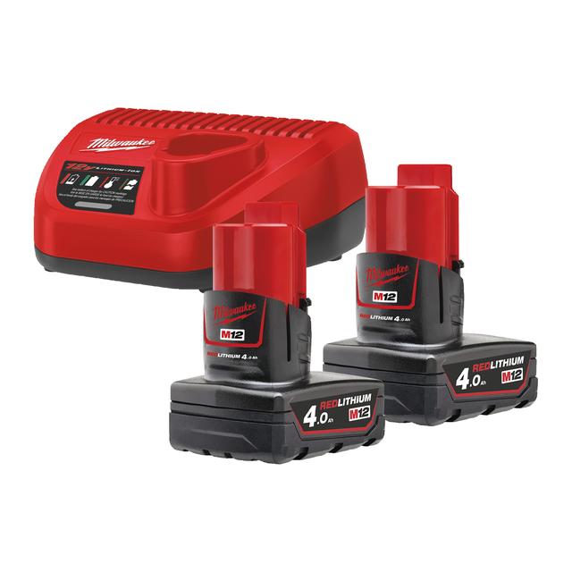Milwaukee M12NRG-402 12V Starterset
