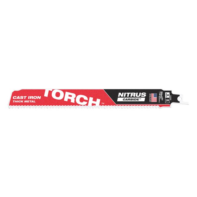 Milwaukee Säbelsägeblatt Metall THE TORCH NITRUS HM-bestückt 230 x 3,2 mm (8 TPI)
