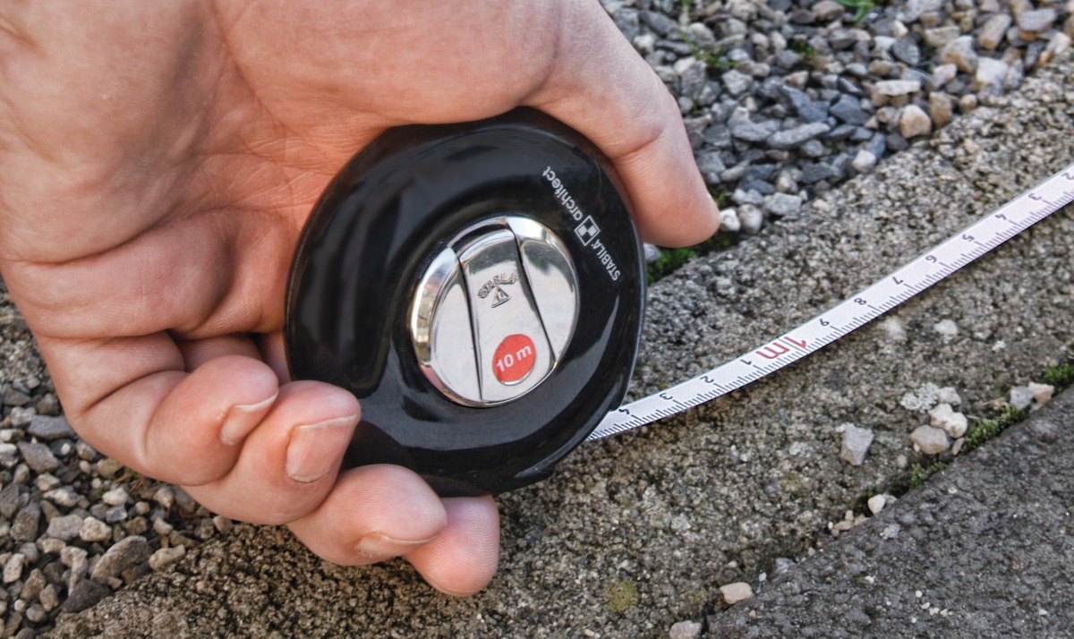 STABILA Bandmaß ARCHITECT, 10 m, Stahl-Messband