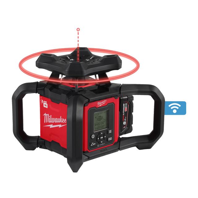 Milwaukee M18RLOHV1200-501C M18 ONE-KEY Akku-Rotationslaser