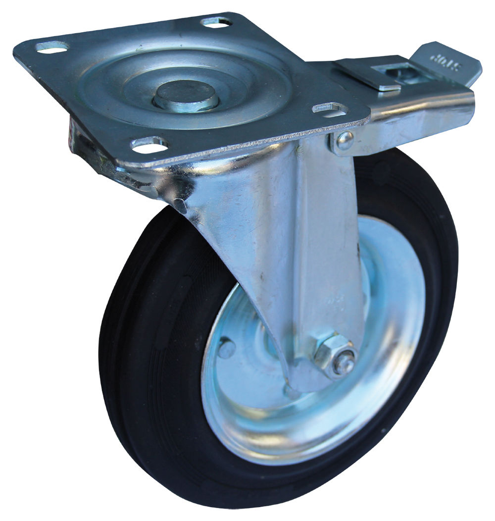 Lenkrolle mit Bremse 200 x 50