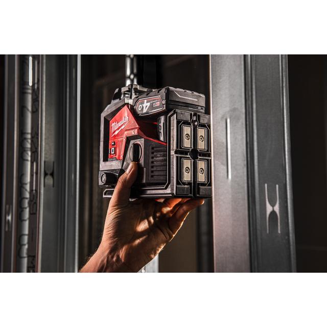 Milwaukee M123PLSKIT-401P M12 Akku-Kreuzlinienlaser 3 x 360° Kit