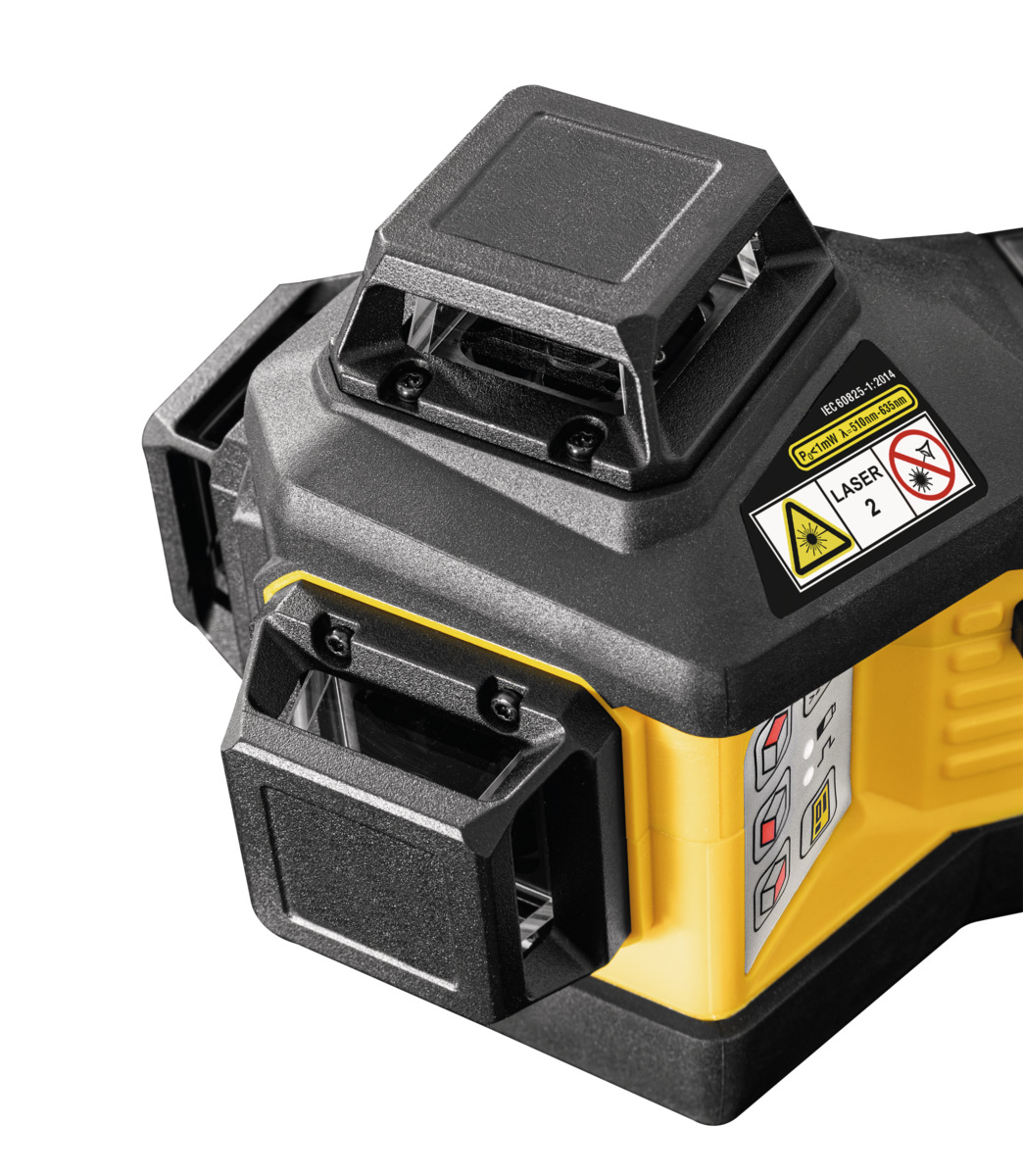 STABILA 12-V-System Kreuzlinienlaser LAX 600, selbstnivellierend, 3 x 360° rote Laserlinien, max. Reichweite: 30 m, CAS-Akku und -Ladegerät (EU), Universal- und Wandhalterung, Tragekoffer