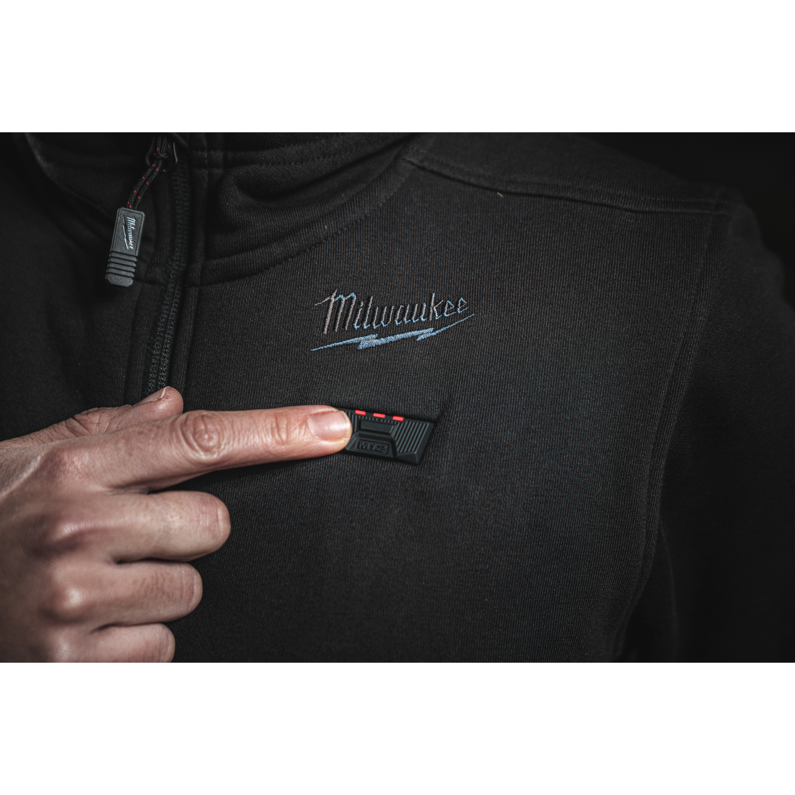 Milwaukee M12 HPVBL3-0 (XL) 12 V Akku-Heiz-Steppweste Herren schwarz, ohne Akku u. Ladegerät