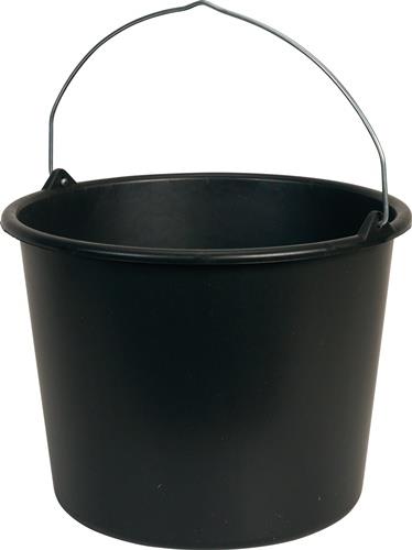 Baueimer GRIPLINE D 12l schwarz Ku.BERDAL