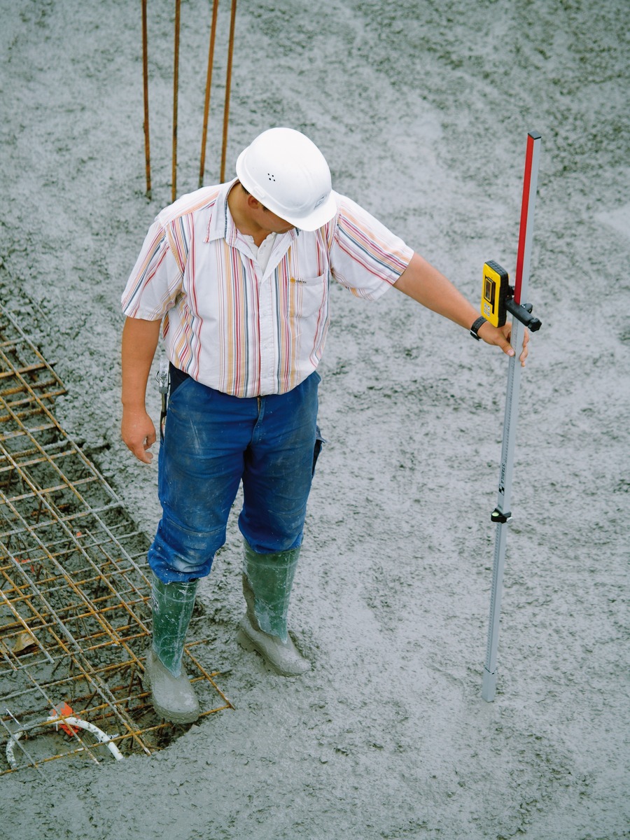 STABILA Empfänger REC 300 Digital, Receiver für Rotationslaser mit roten Laserstrahlen, Referenzabweichung in mm
