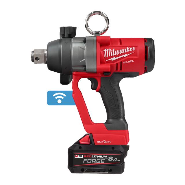 Milwaukee M18ONEFHIWF1-802X M18 FUEL ONE-KEY 1˝-Akku-Schlagschrauber mit Sprengring
