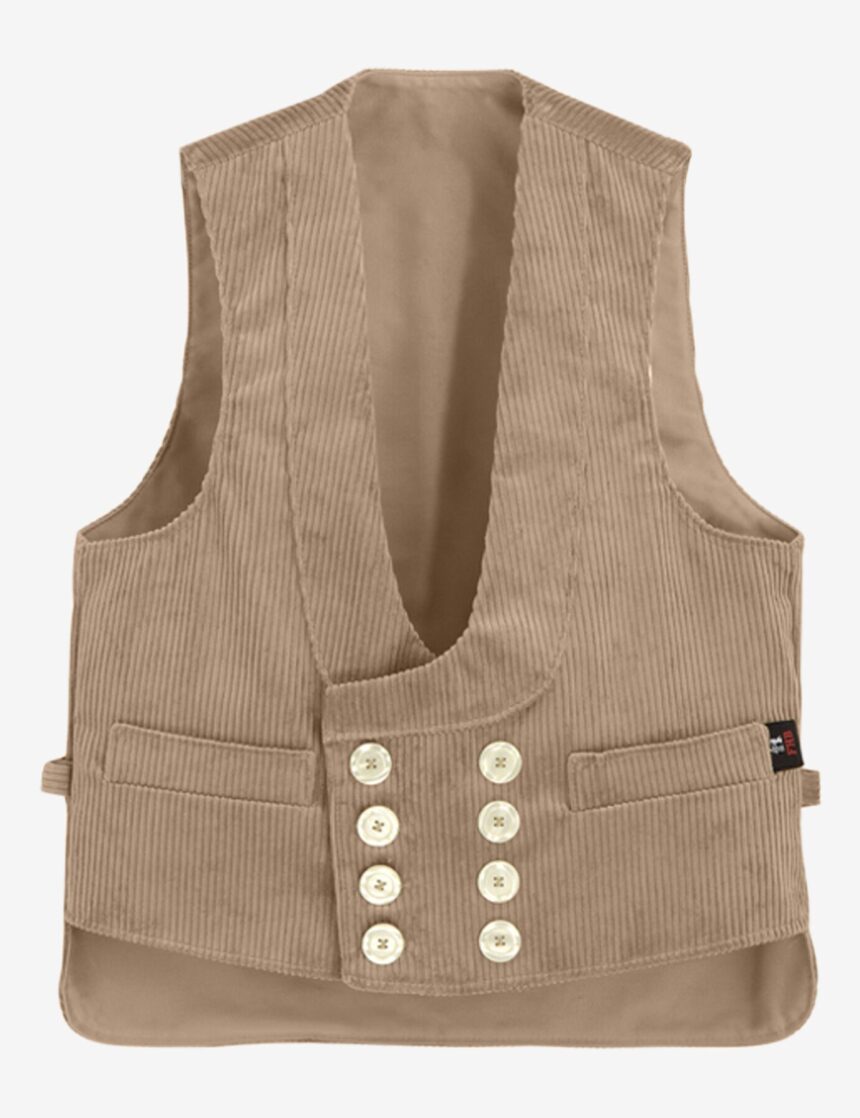 FHB EMIL Zunftweste Trenkercord beige 90