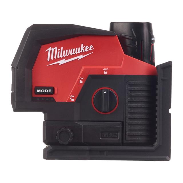 Milwaukee M12CLLP-301C M12 Kreuzlinienlaser mit Lotfunktion